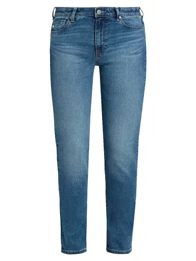 AG Jeans Women's Mari Whiskered High-Rise Straight-Leg Jeans - Charmed - Size 32 | Thumbnail 1 AG Jeans Women's Mari Whiskered High-Rise Straight-Leg Jeans - Charmed - Size 32 | Thumbnail 1
