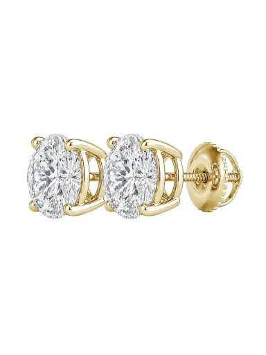 Saks Fifth Avenue Diamonds Women's 18K Gold & 4.00 TCW Lab-Grown Diamond Stud Earrings - Yellow Gold | Thumbnail 2 Saks Fifth Avenue Diamonds Women's 18K Gold & 4.00 TCW Lab-Grown Diamond Stud Earrings - Yellow Gold | Thumbnail 2