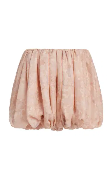 Chloé Floral-Printed Silk Charmeuse Bloomer Shorts | Thumbnail 6 Chloé Floral-Printed Silk Charmeuse Bloomer Shorts | Thumbnail 6