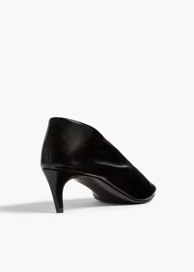 Khaite Miriam Pump In Black Glazed Leather | Thumbnail 4 Khaite Miriam Pump In Black Glazed Leather | Thumbnail 4