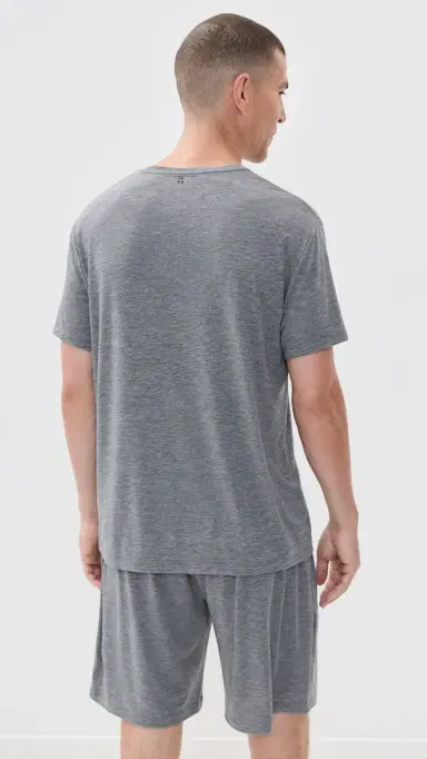 Tommy John econd kin leep Pocket Tee Medium Grey Heather | Thumbnail 3 Tommy John econd kin leep Pocket Tee Medium Grey Heather | Thumbnail 3