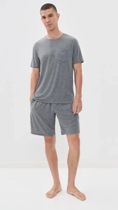 Tommy John econd kin leep Pocket Tee Medium Grey Heather | Thumbnail 5 Tommy John econd kin leep Pocket Tee Medium Grey Heather | Thumbnail 5