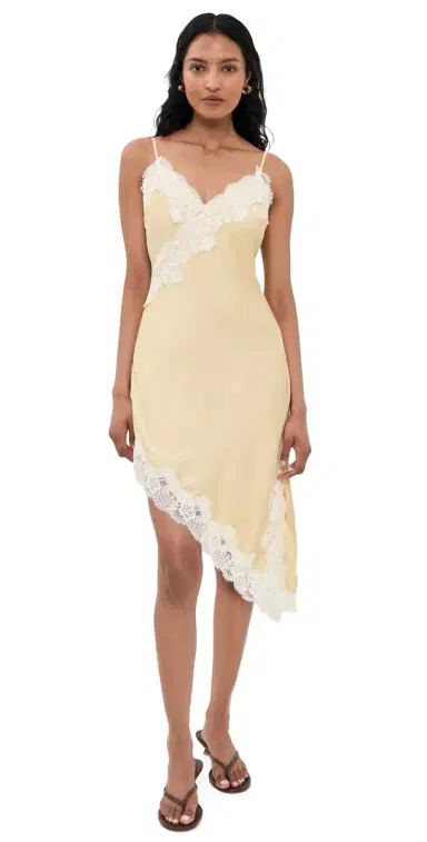Bailey Rose Yellow Midi Dress Butter | Thumbnail 1 Bailey Rose Yellow Midi Dress Butter | Thumbnail 1