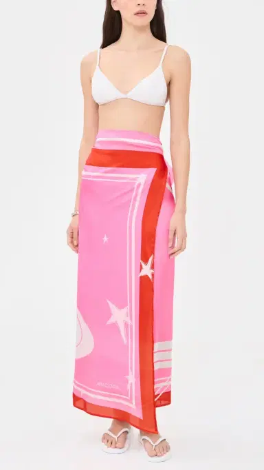 Ancora Pelagia Pareo Pink One Size | Thumbnail 2 Ancora Pelagia Pareo Pink One Size | Thumbnail 2