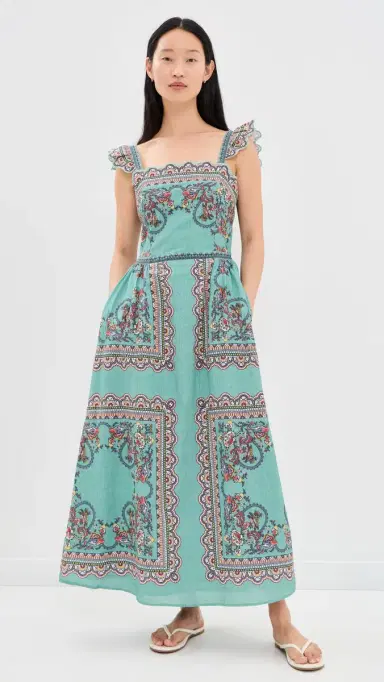 Cleobella Veronique Ankle Dress Bleura Print M | Thumbnail 2 Cleobella Veronique Ankle Dress Bleura Print M | Thumbnail 2