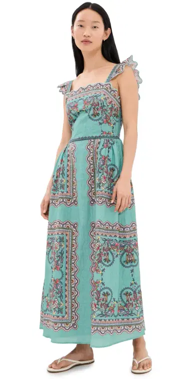 Cleobella Veronique Ankle Dress Bleura Print M | Thumbnail 1 Cleobella Veronique Ankle Dress Bleura Print M | Thumbnail 1