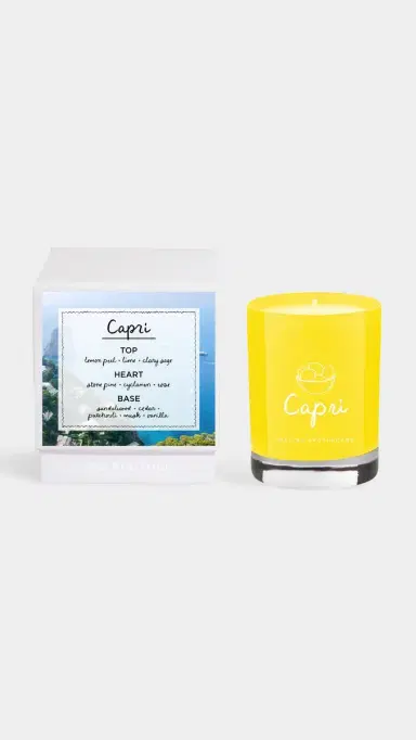 Malibu Apothecary Capri Yellow Candle No Color | Thumbnail 3 Malibu Apothecary Capri Yellow Candle No Color | Thumbnail 3