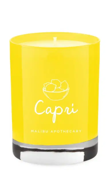 Malibu Apothecary Capri Yellow Candle No Color | Thumbnail 5 Malibu Apothecary Capri Yellow Candle No Color | Thumbnail 5