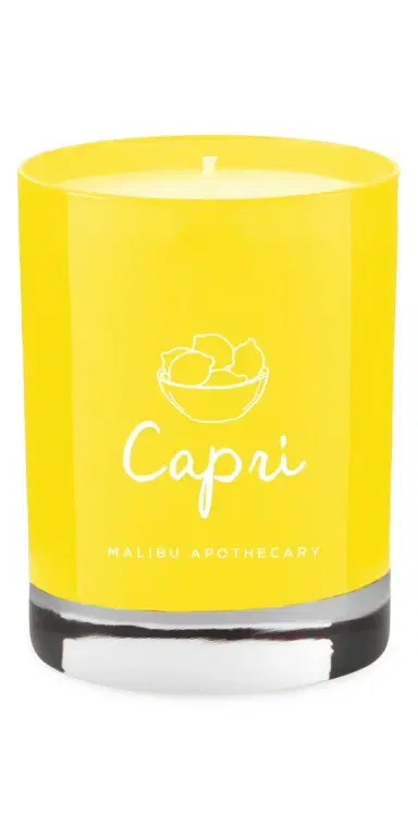 Malibu Apothecary Capri Yellow Candle No Color | Thumbnail 1 Malibu Apothecary Capri Yellow Candle No Color | Thumbnail 1