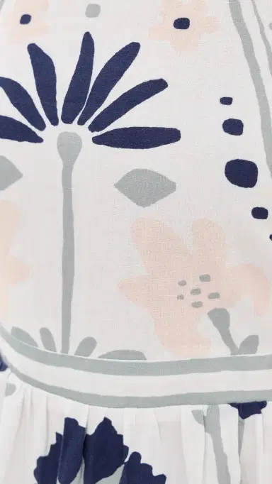 Cleobella Carmen Midi Dress Liliana Blue Surf Print | Thumbnail 6 Cleobella Carmen Midi Dress Liliana Blue Surf Print | Thumbnail 6