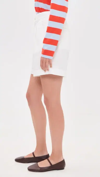 Alex Mill Lucie Linen Cotton Shorts White | Thumbnail 4 Alex Mill Lucie Linen Cotton Shorts White | Thumbnail 4