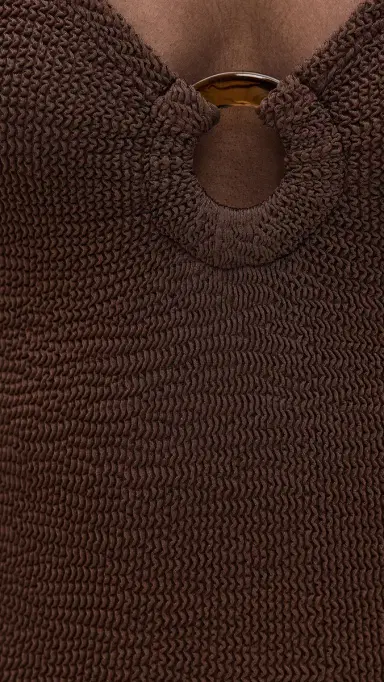 Hunza G Celine One Piece Metallic Chocolate One Size | Thumbnail 6 Hunza G Celine One Piece Metallic Chocolate One Size | Thumbnail 6
