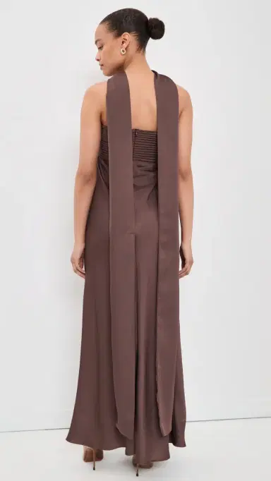 Runaway The Label Elsa Maxi Dress Chocolate | Thumbnail 3 Runaway The Label Elsa Maxi Dress Chocolate | Thumbnail 3