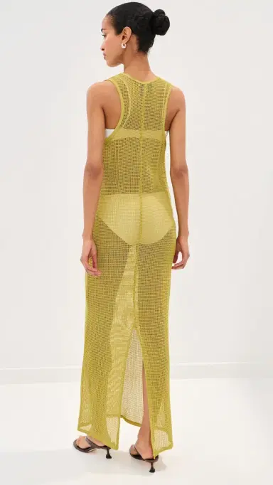 LE BOP Biarritz Maxi Dress Warm Olive | Thumbnail 3 LE BOP Biarritz Maxi Dress Warm Olive | Thumbnail 3