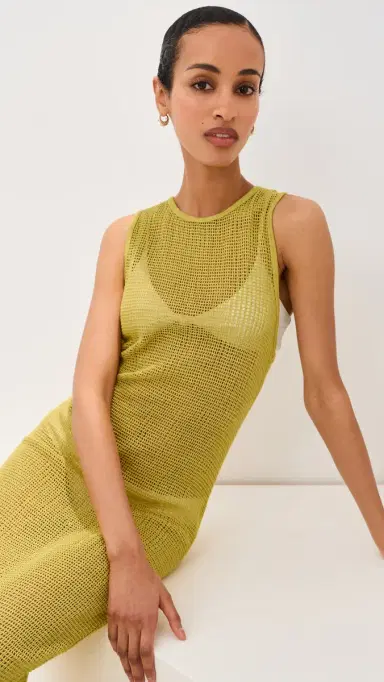 LE BOP Biarritz Maxi Dress Warm Olive | Thumbnail 6 LE BOP Biarritz Maxi Dress Warm Olive | Thumbnail 6