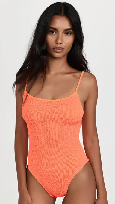 Hunza G Pamela Swim One Piece Orange One Size | Thumbnail 5 Hunza G Pamela Swim One Piece Orange One Size | Thumbnail 5