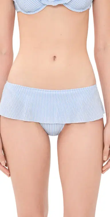 Frankies Bikinis Venus eersucker Bikini Bottoms altwater tripe | Thumbnail 1 Frankies Bikinis Venus eersucker Bikini Bottoms altwater tripe | Thumbnail 1