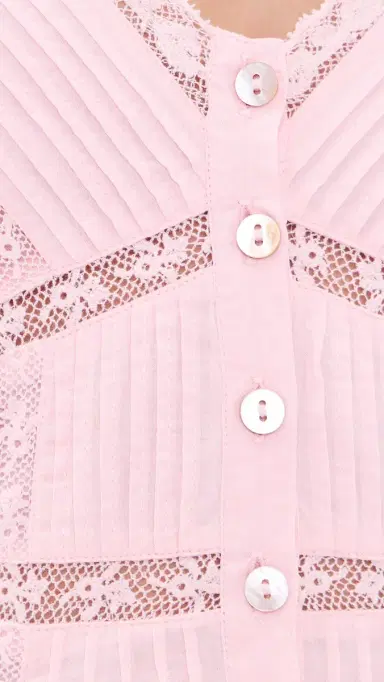LoveShackFancy Esilda Dress Pink | Thumbnail 6 LoveShackFancy Esilda Dress Pink | Thumbnail 6