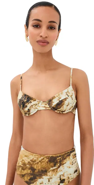 Staud Caroline Bikini Top Cliffside L | Thumbnail 1 Staud Caroline Bikini Top Cliffside L | Thumbnail 1