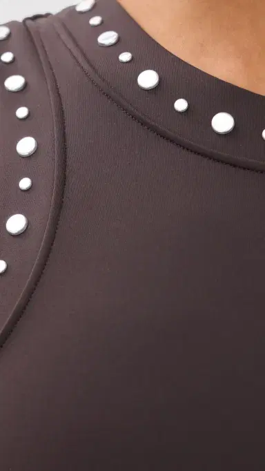 Staud Dolce One Piece Espresso Studs S | Thumbnail 6 Staud Dolce One Piece Espresso Studs S | Thumbnail 6