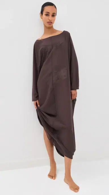 Staud Nour Coverup Dress Espresso | Thumbnail 2 Staud Nour Coverup Dress Espresso | Thumbnail 2
