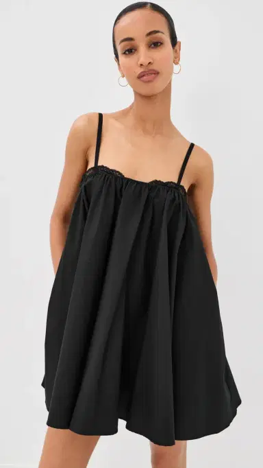 STAUD Cecily Mini Dress Black | Thumbnail 2 STAUD Cecily Mini Dress Black | Thumbnail 2
