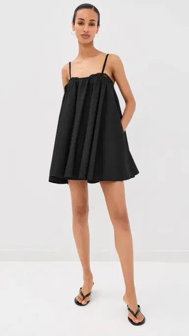 STAUD Cecily Mini Dress Black | Thumbnail 5 STAUD Cecily Mini Dress Black | Thumbnail 5