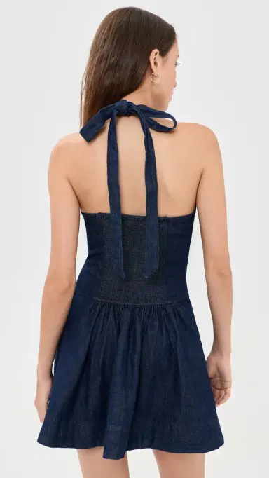 Free People Clean Break Denim Mini Dress Night Wash | Thumbnail 3 Free People Clean Break Denim Mini Dress Night Wash | Thumbnail 3