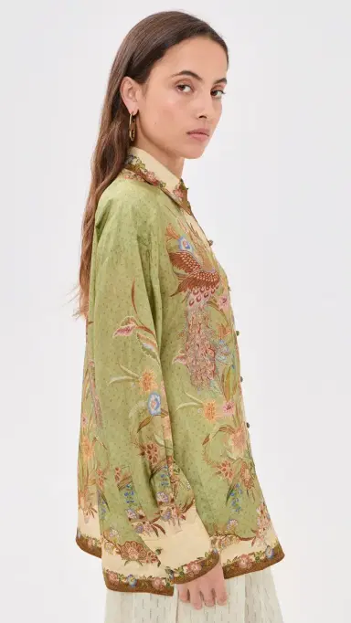 Zimmermann Silk Indra Relaxed Shirt | Thumbnail 4 Zimmermann Silk Indra Relaxed Shirt | Thumbnail 4