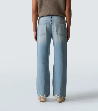 Frame Relaxed Jean distressed straight jeans | Thumbnail 5 Frame Relaxed Jean distressed straight jeans | Thumbnail 5