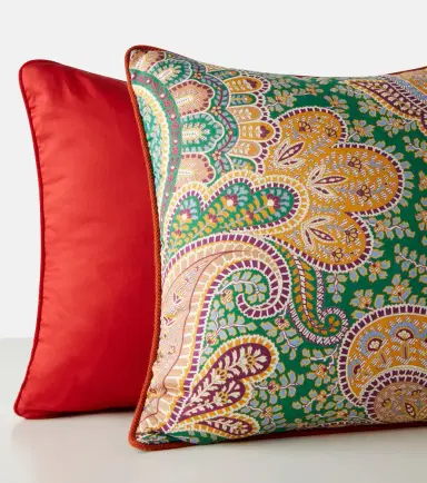 Etro Paisley floral cotton cushion | Thumbnail 3 Etro Paisley floral cotton cushion | Thumbnail 3