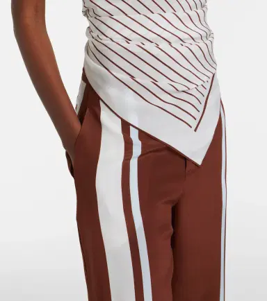 SIR. Marais striped halterneck silk top | Thumbnail 2 SIR. Marais striped halterneck silk top | Thumbnail 2