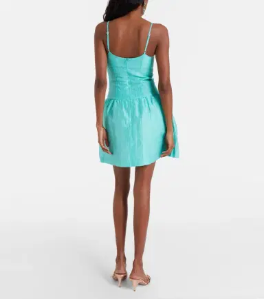 SHUSHU/TONG Embellished linen-blend minidress | Thumbnail 5 SHUSHU/TONG Embellished linen-blend minidress | Thumbnail 5