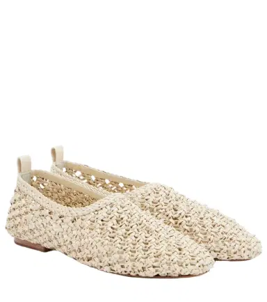 Souliers Martinez Pisa woven leather ballet flats | Thumbnail 1 Souliers Martinez Pisa woven leather ballet flats | Thumbnail 1
