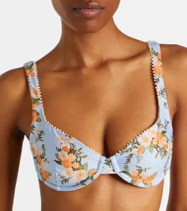 Agua by Agua Bendita Hacienda floral bikini top | Thumbnail 4 Agua by Agua Bendita Hacienda floral bikini top | Thumbnail 4