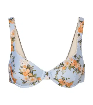 Agua by Agua Bendita Hacienda floral bikini top | Thumbnail 1 Agua by Agua Bendita Hacienda floral bikini top | Thumbnail 1