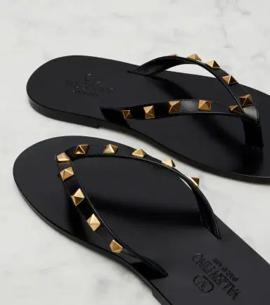 Valentino Garavani Rockstud leather thong sandals | Thumbnail 4 Valentino Garavani Rockstud leather thong sandals | Thumbnail 4