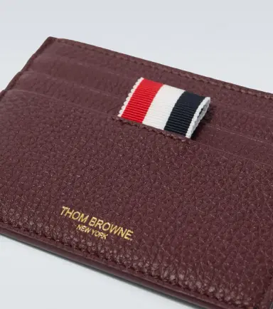 Thom Browne RWB Stripe leather cardholder | Thumbnail 2 Thom Browne RWB Stripe leather cardholder | Thumbnail 2