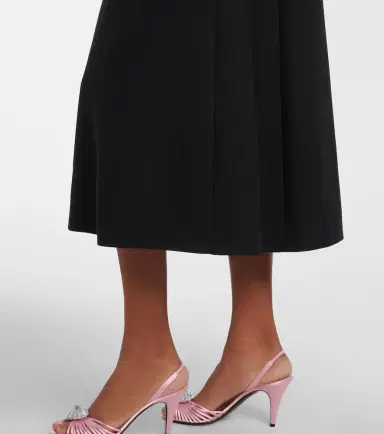 Valentino Crepe Couture embellished midi dress | Thumbnail 4 Valentino Crepe Couture embellished midi dress | Thumbnail 4