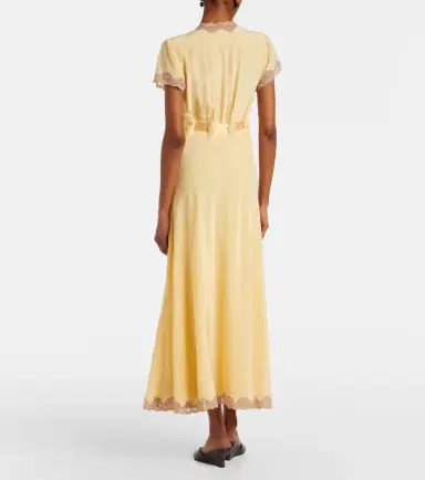 Rixo Marlice lace-trimmed silk maxi dress | Thumbnail 2 Rixo Marlice lace-trimmed silk maxi dress | Thumbnail 2
