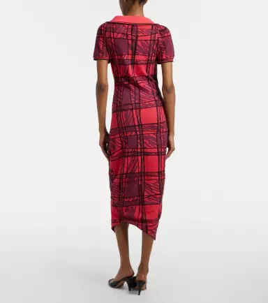 Vivienne Westwood Long Monday checked cotton polo dress | Thumbnail 3 Vivienne Westwood Long Monday checked cotton polo dress | Thumbnail 3