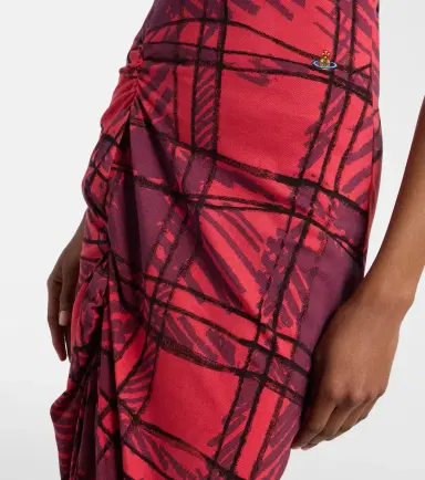Vivienne Westwood Long Monday checked cotton polo dress | Thumbnail 4 Vivienne Westwood Long Monday checked cotton polo dress | Thumbnail 4