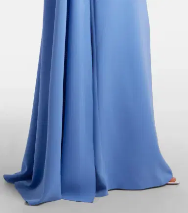 Oscar de la Renta Embellished caped silk-blend gown | Thumbnail 6 Oscar de la Renta Embellished caped silk-blend gown | Thumbnail 6