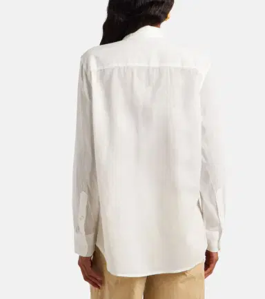 Nili Lotan Nathael ruffled cotton poplin shirt | Thumbnail 2 Nili Lotan Nathael ruffled cotton poplin shirt | Thumbnail 2