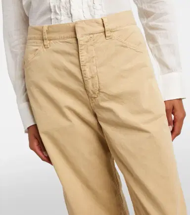 Nili Lotan Tribeca cotton twill barrel-leg pants | Thumbnail 2 Nili Lotan Tribeca cotton twill barrel-leg pants | Thumbnail 2