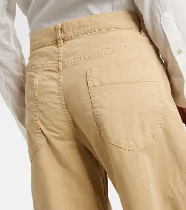 Nili Lotan Tribeca cotton twill barrel-leg pants | Thumbnail 4 Nili Lotan Tribeca cotton twill barrel-leg pants | Thumbnail 4
