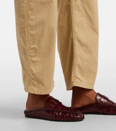 Nili Lotan Tribeca cotton twill barrel-leg pants | Thumbnail 5 Nili Lotan Tribeca cotton twill barrel-leg pants | Thumbnail 5