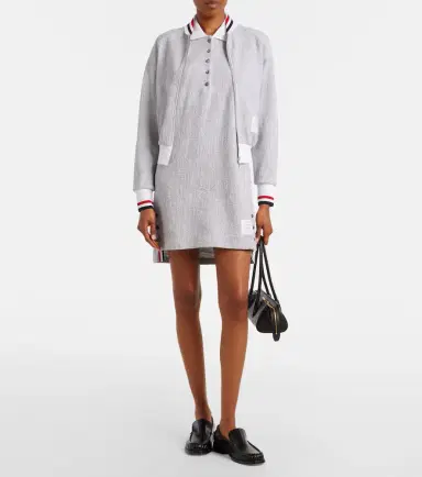 Thom Browne Cotton-blend bomber jacket | Thumbnail 3 Thom Browne Cotton-blend bomber jacket | Thumbnail 3