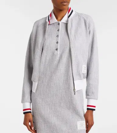 Thom Browne Cotton-blend bomber jacket | Thumbnail 5 Thom Browne Cotton-blend bomber jacket | Thumbnail 5