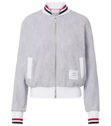 Thom Browne Cotton-blend bomber jacket | Thumbnail 1 Thom Browne Cotton-blend bomber jacket | Thumbnail 1